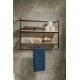 Metal Raflı Banyo Havluluk -