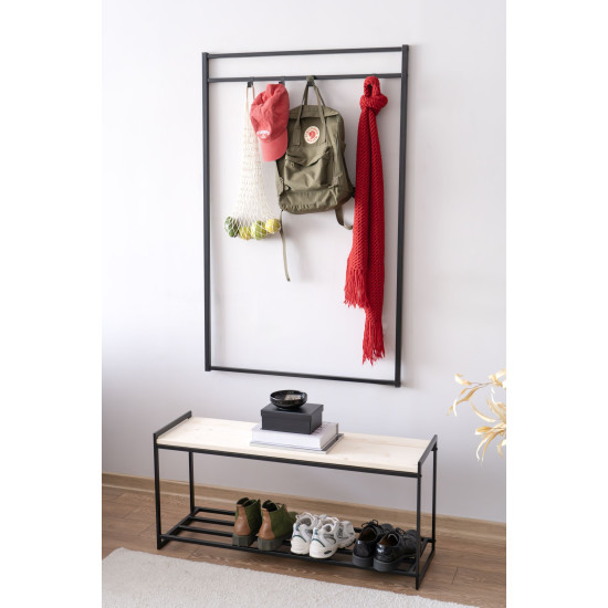 Ahşap Tablalı Ayakkabılık -