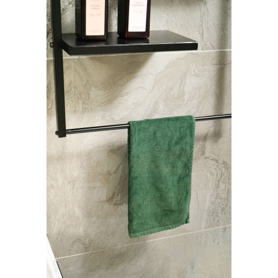 Metal Raflı Banyo Havluluk -
