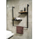 Metal Raflı Banyo Havluluk -