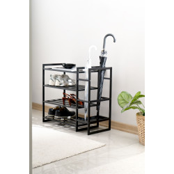 Şemsiyelik Detaylı Metal Ayakkabılık