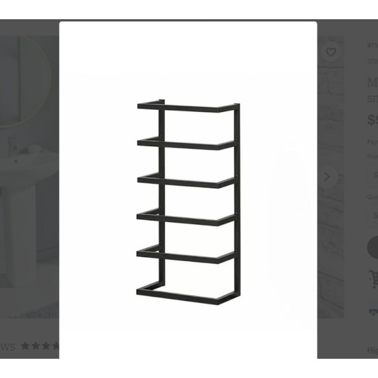 Metal Banyo Havluluk -
