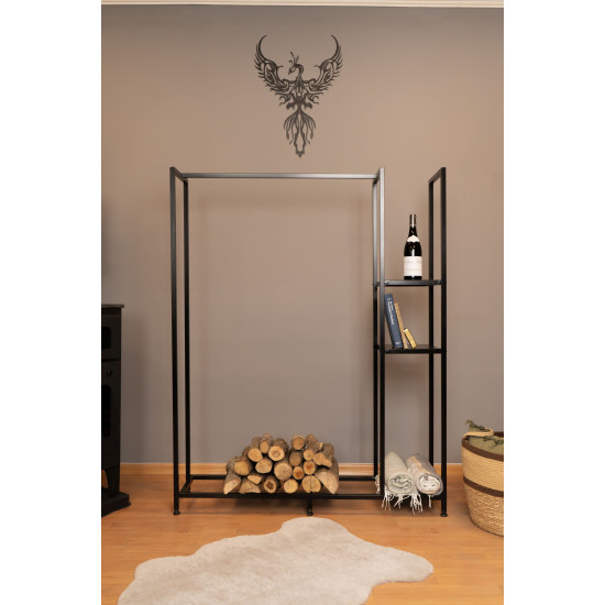 Büyük Metal Odunluk -