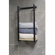 Tek Raflı Banyo Havluluk -