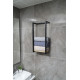 Tek Raflı Banyo Havluluk -