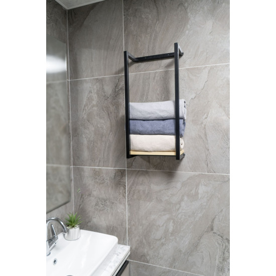 Tek Raflı Banyo Havluluk -