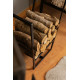 Dekoratif Metal Odunluk -