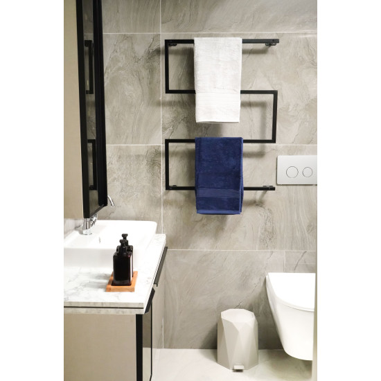 4 Katlı Zig Zag Metal Banyo Havlu Askısı - BANYO ÜRÜNLERİ
