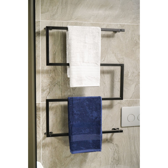 4 Katlı Zig Zag Metal Banyo Havlu Askısı - BANYO ÜRÜNLERİ